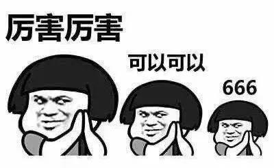 厲害厲害，可以可以，666